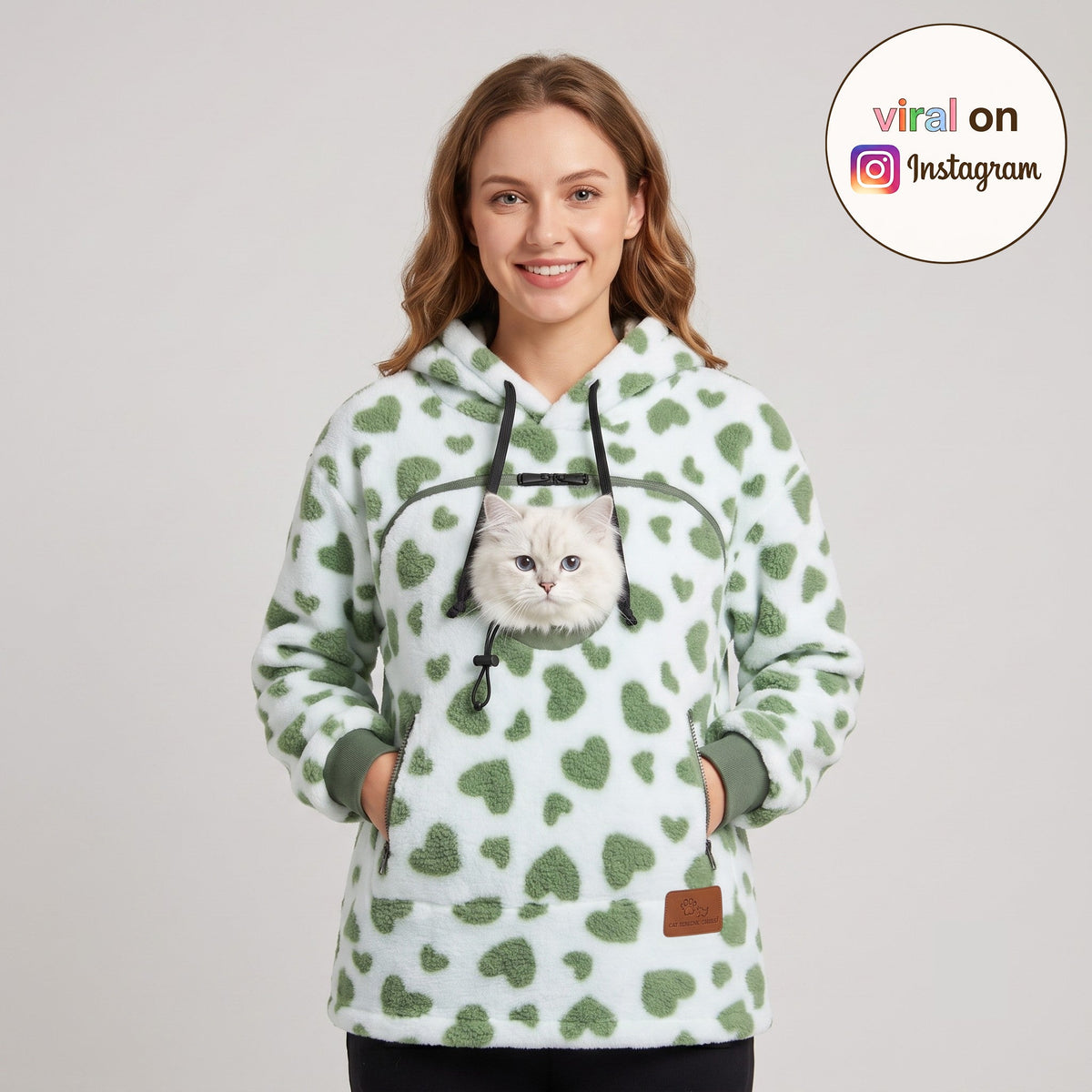 Huggiez™ Hoodie with Pet Tote Carrier