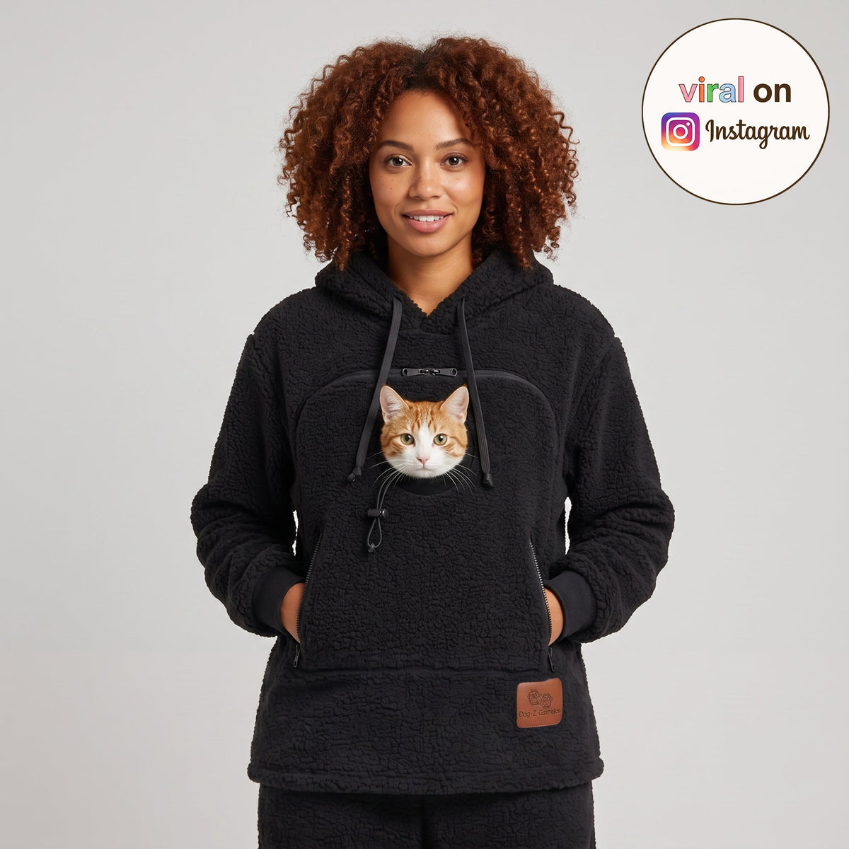 Huggiez™ Hoodie with Pet Tote Carrier