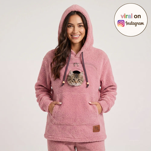 Huggiez™ Hoodie with Pet Tote Carrier