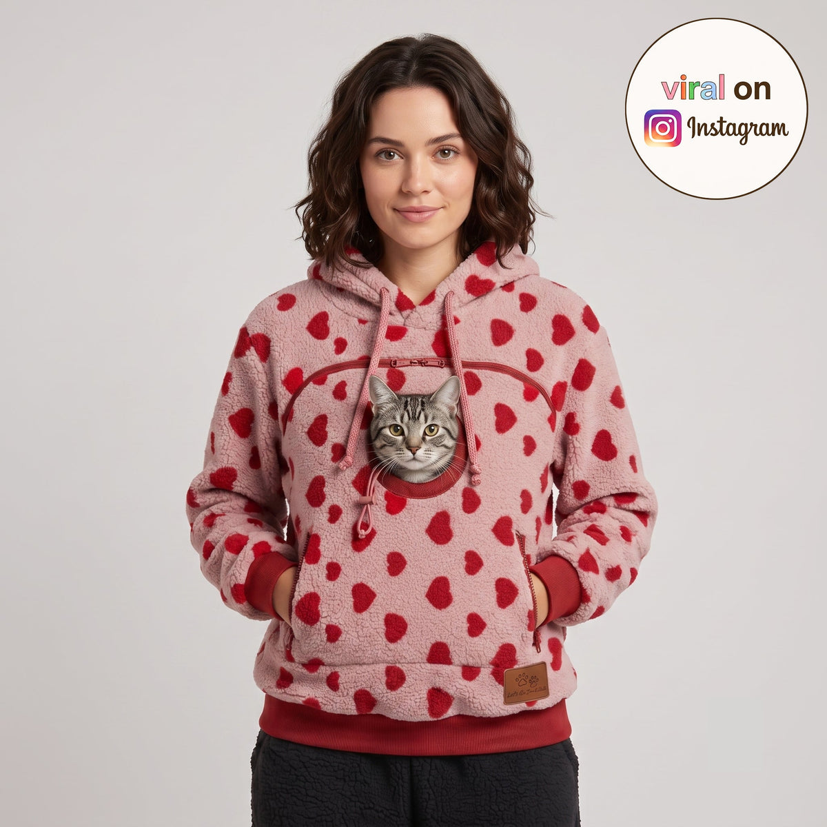 Huggiez™ Hoodie with Pet Tote Carrier